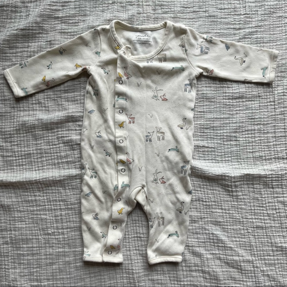 Pehr Just Hatched Romper, 3-6 months